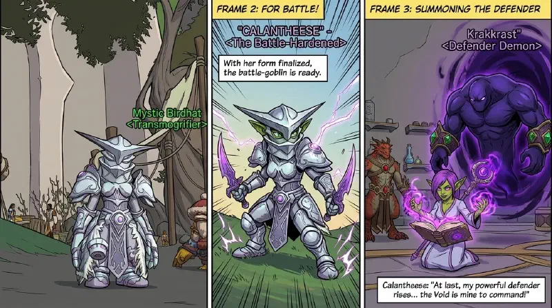 Calantheese Battle-Hardened Form and Krakkrast Summoning