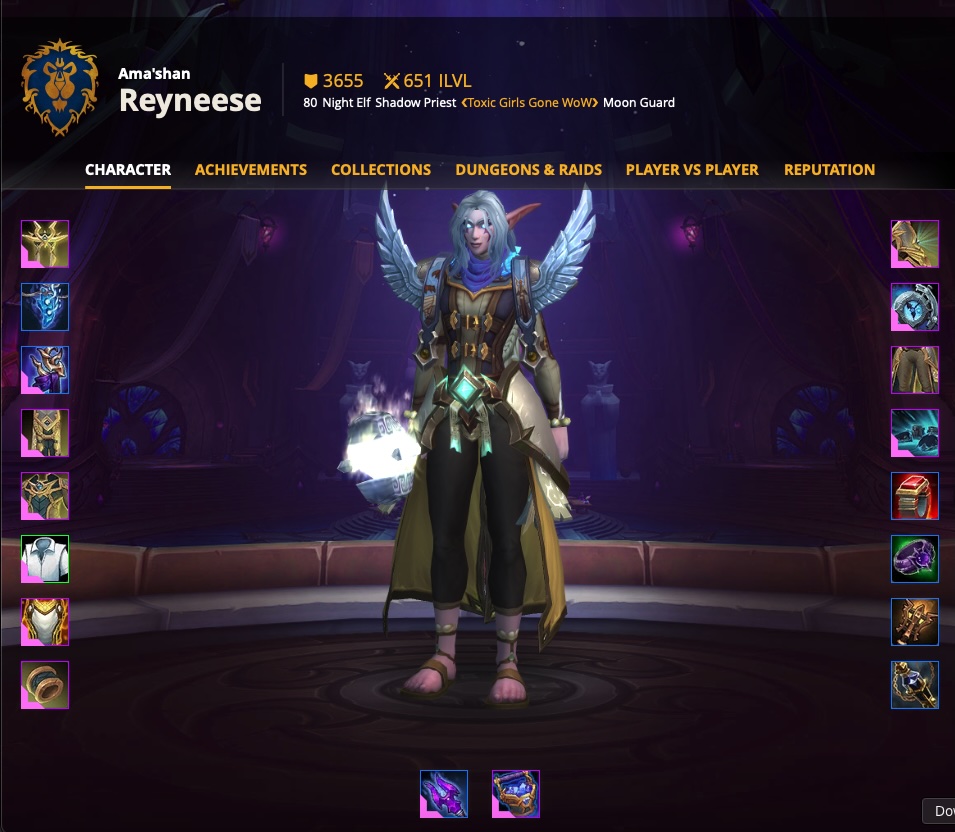 Reyneese, Night Elf Warrior 2025.0906