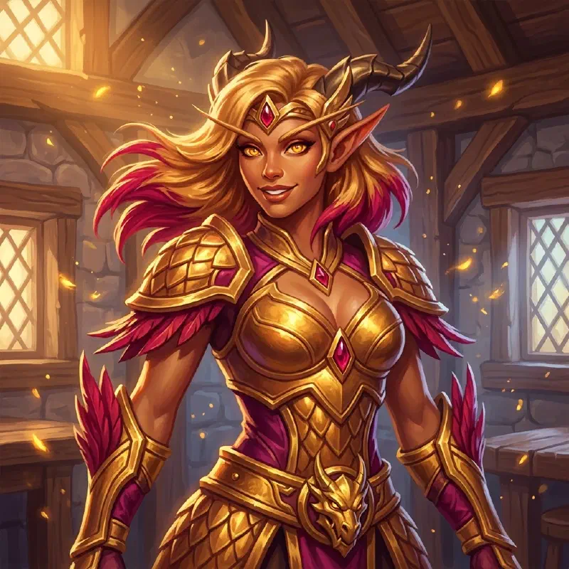 Akaneese Hearthstone Card Art