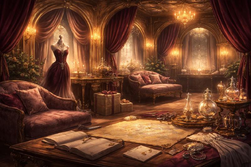 The Gilded Décolletage Co trading floor