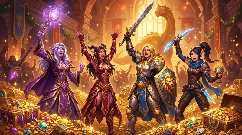 Reyneese Warband Gold Victory Celebration