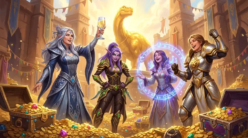Reyneese Warband Gold Victory Celebration